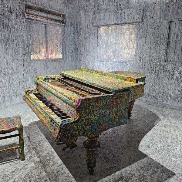 הפסנתר- בית הצבעים סם חלבי